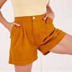 Big Bud Press Trouser short in spicy mustard yellow S